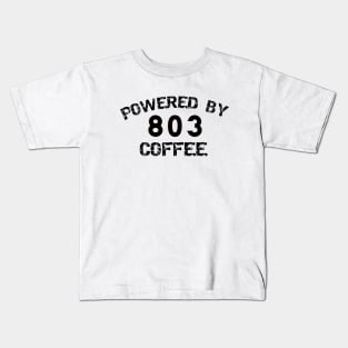 Powered By Coffee 803 Kids T-Shirt